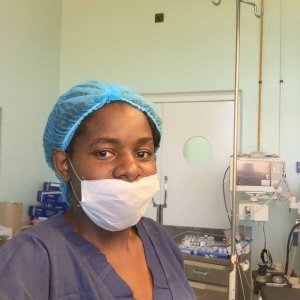 Liqwha Ncube, a sophomore at UPenn, shadowed doctors at Mpilo Hospital in Bulawayo last summer.