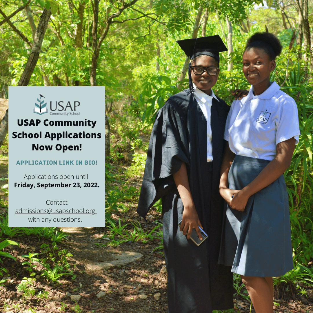 USAP Community School Class of 2024 Application Now Open!