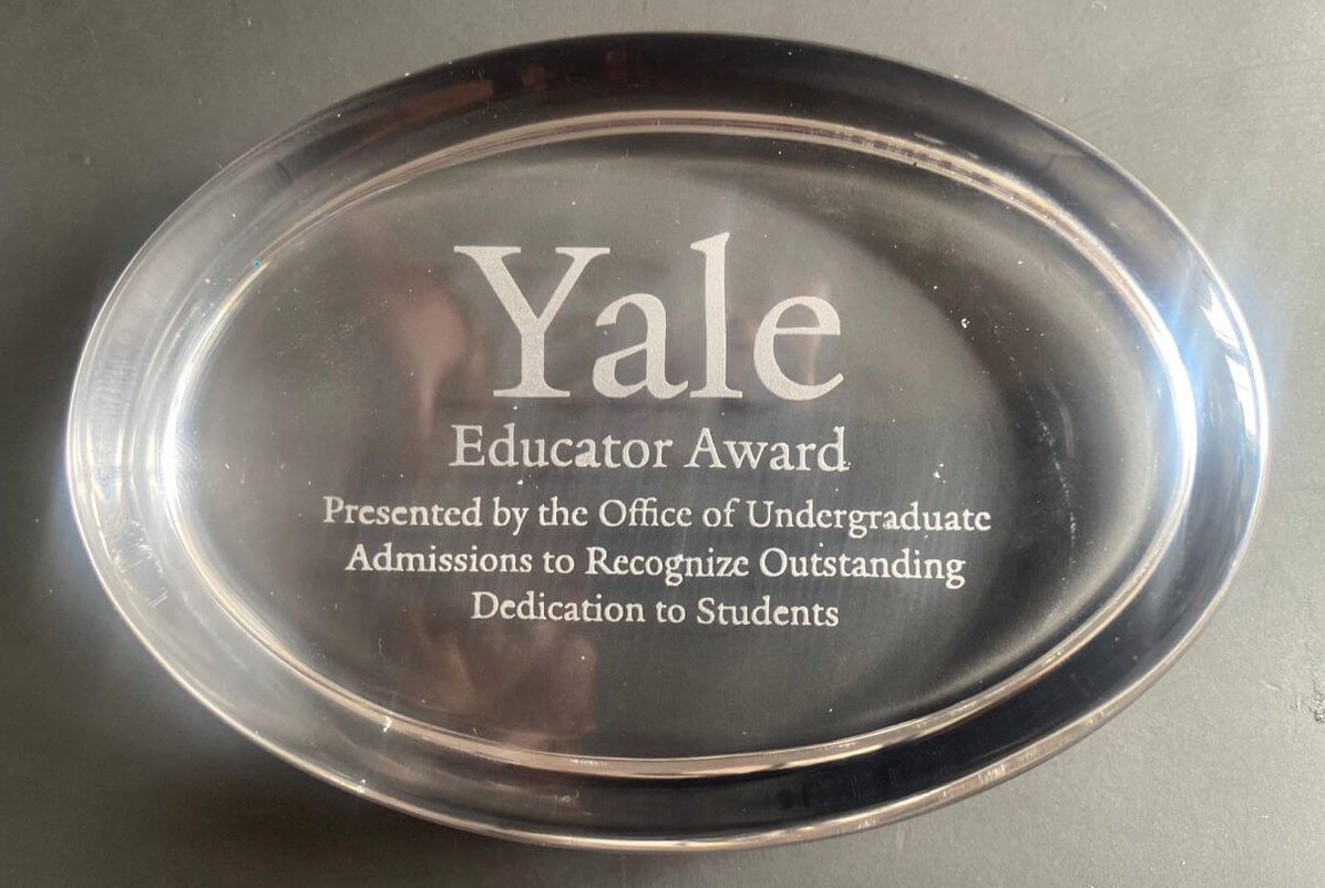 Two USAPCS Teachers become 2024 Yale Educator Award recipients